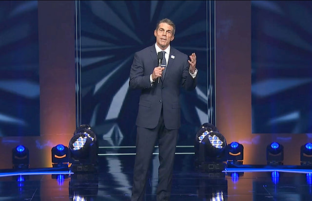 Innovative Show Design’s Elation rig at 2019 College Football Awards on ESPN