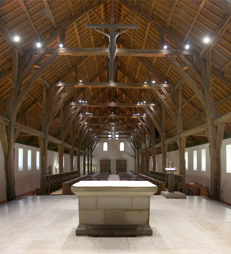 Silent Elation TVL 3000 White Light LED Luminaires for Abbey of Saint Wandrille, France