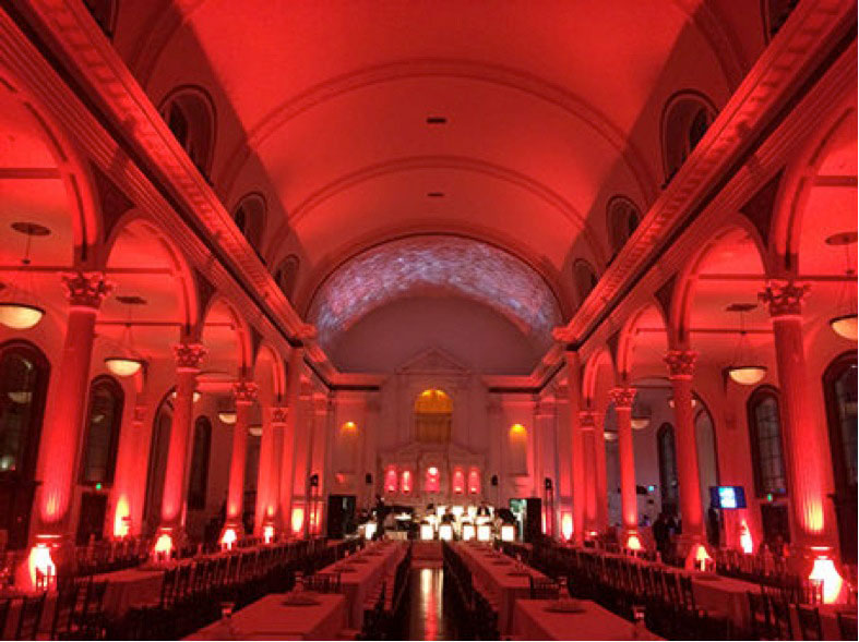 Elation Lighting Upgrade for Classy Vibiana Event Facility in Los Angeles