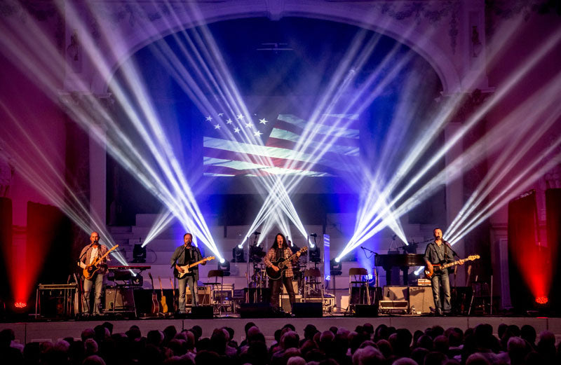 Elation Platinum Beams and Spots for Ultimate Eagles “When Hell Froze Over” Tour
