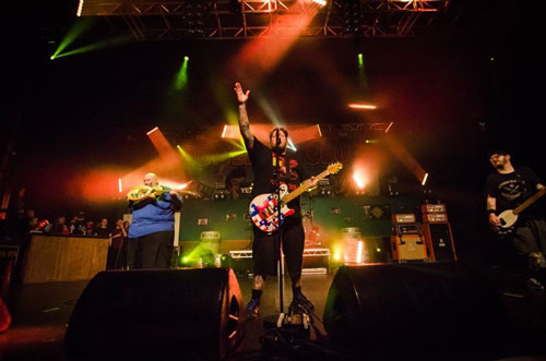 Elation Lighting on Bowling for Soup “How About Another Round” 2016 UK Tour