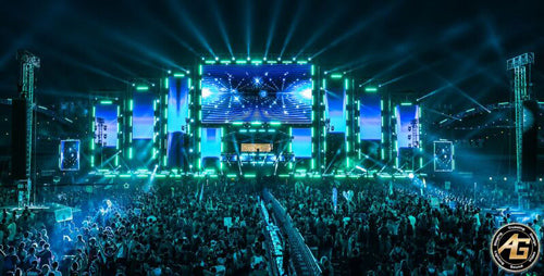 Nearly 850 Elation LED Lights for Newly Designed EDC Vegas Circuit Grounds Stage