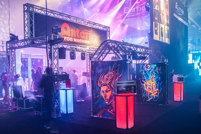 Black Light Artist Uses Antari UV Lights to Reveal Unique Works of Art