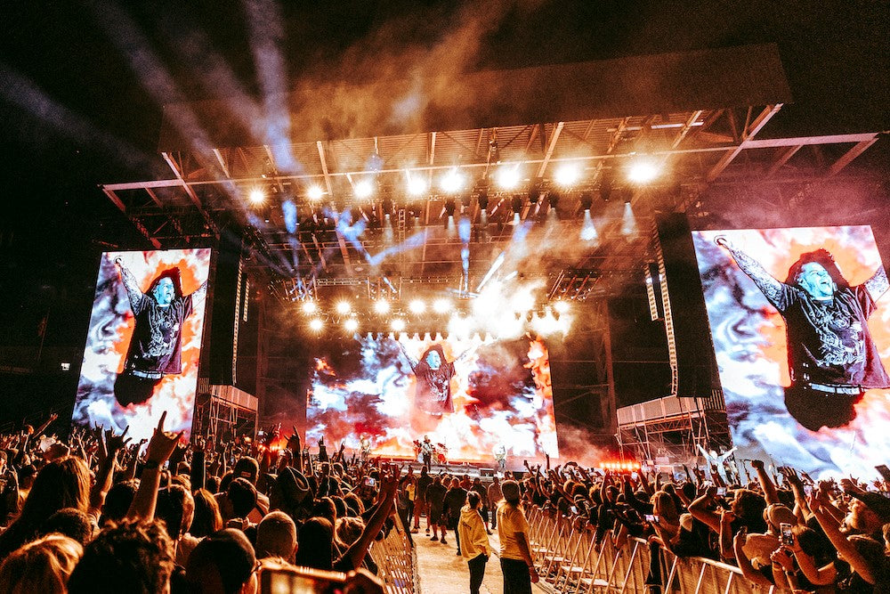 Brown Note Productions and Elation Proteus™ weather wild summer conditions