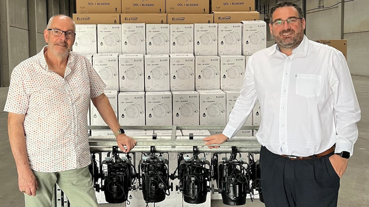 CLUK Of Belgium Makes Large Investment In Elation SŌL Blinders