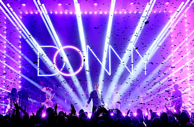 Donny Osmond Las Vegas Residency a success with Tom Sutherland design and full Elation rig