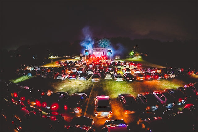 Elation and ADJ light German Drive-In Concert Series