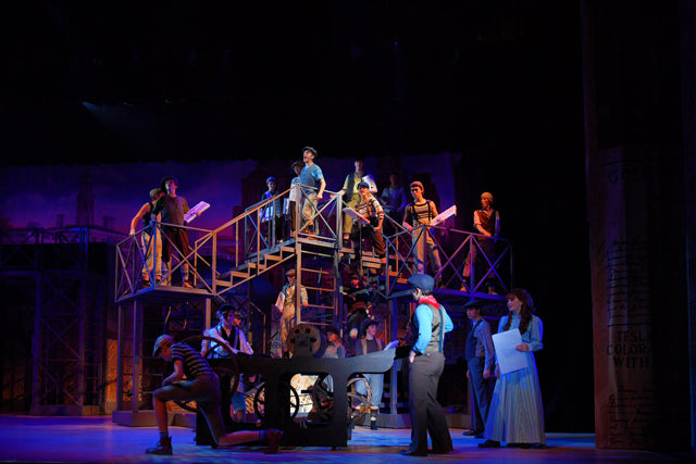 Elation Lights Floyd Central HS Production of “Newsies”