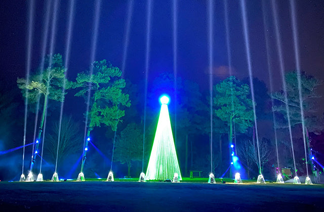 ELS and Elation light inaugural “Holiday Wonders” at Bowie Nature Park in Tennessee