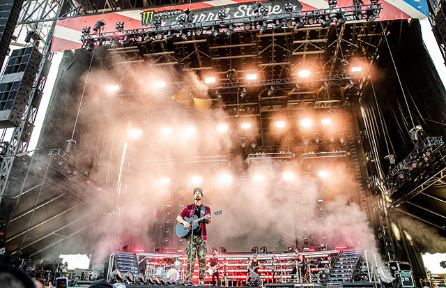 Brown Note Productions supplies weatherproof Elation rigs for fall festivals