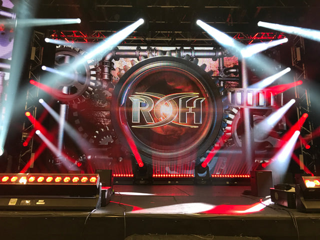 GVPmedia and Elation Provide Lighting Excitement for “Ring of Honor” Wrestling