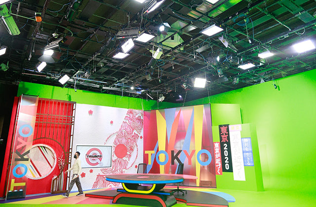 Elation broadcast lighting for Imagen Televisión Olympic Games studio