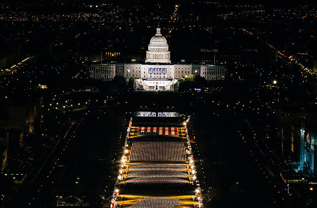 Chris Lisle lights Inauguration ‘Field of Flags’ on National Mall with Elation