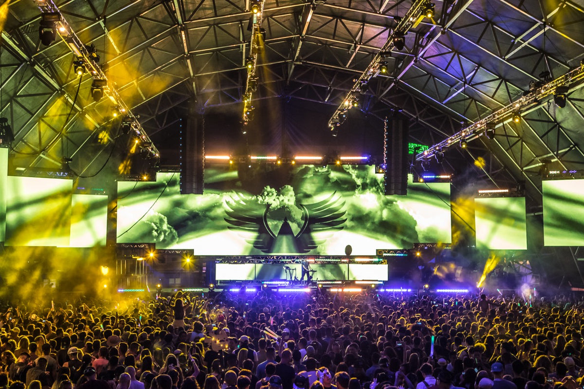 Troubador Stage at Life is Beautiful Festival Comes Alive with Elation Lighting