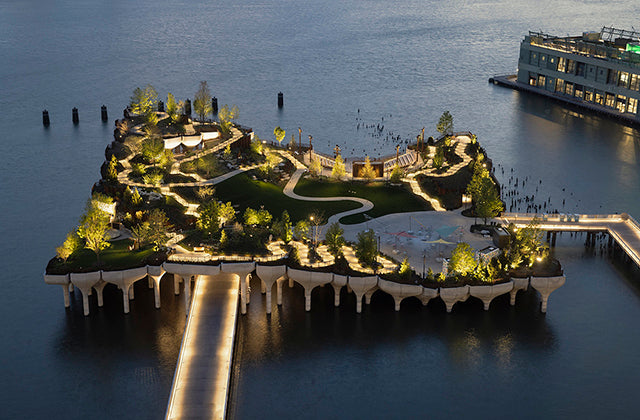 Elation over New York’s Little Island oasis
