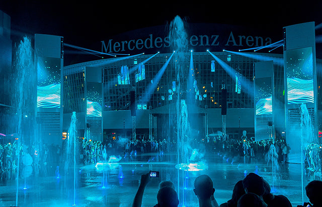 Mercedes-Platz in Berlin Opens with Proteus™ Light Show