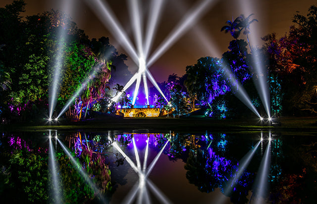Elation Paints NightGarden at Fairchild Tropical Botanic Garden
