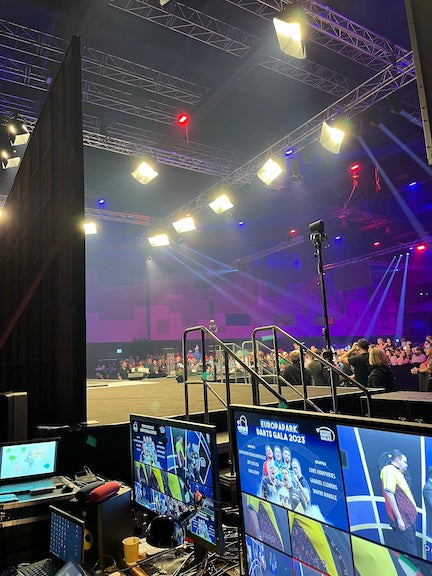 Bullseye! Elation KL Panel™ hits the mark on PDC European Darts Tour