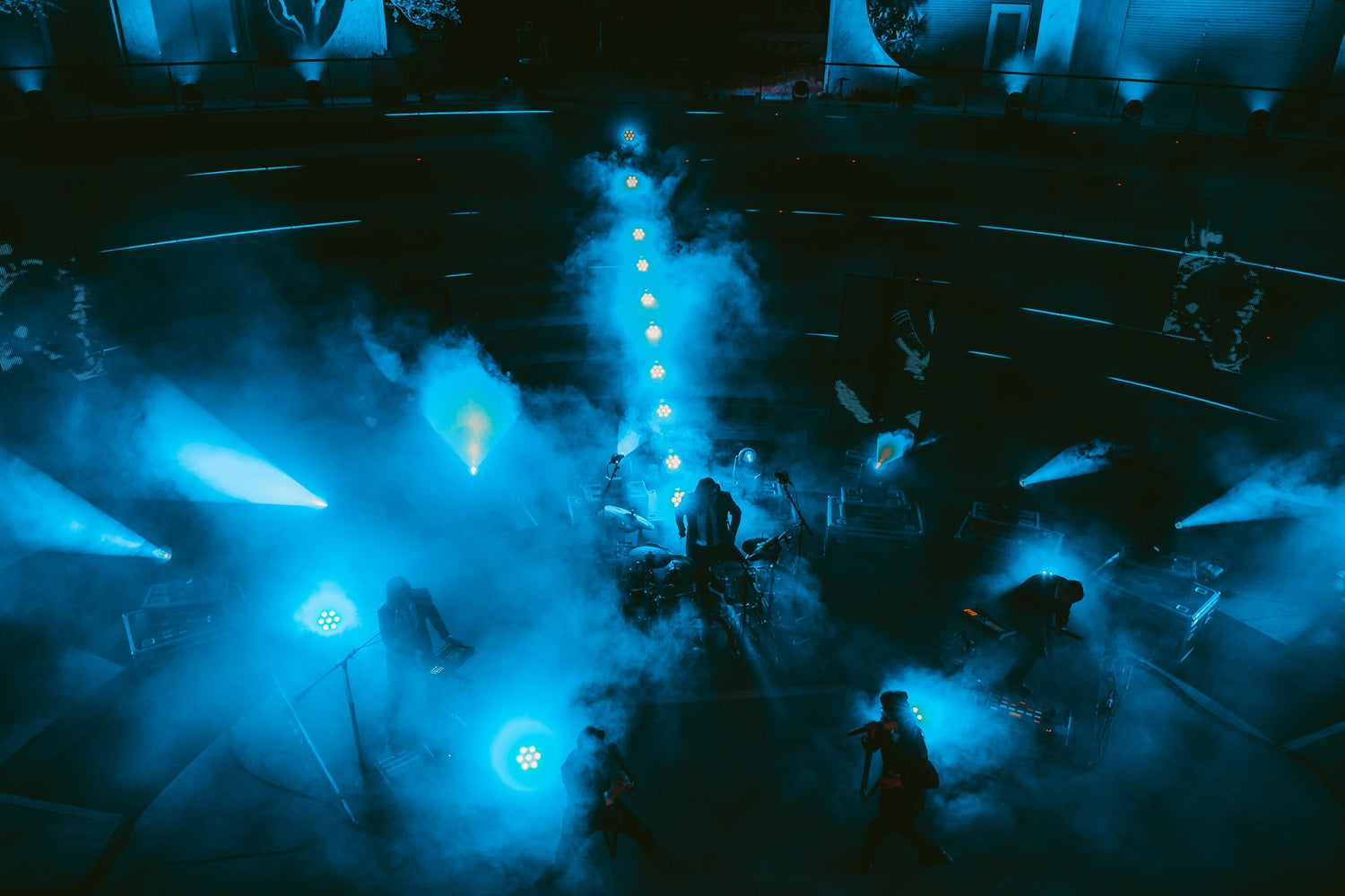 Elation IP-rated lights for Puscifer performance in Arizona desert