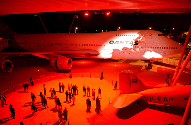 Storytelling with Maximus at Qantas Founders Museum, Australia