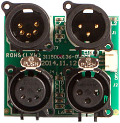 3/5 PIN XLR PCB FOR ZW37