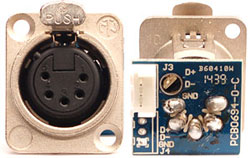 5 PIN FEMALE XLR PCB FOR PLATINUM SBX