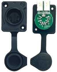 5PIN XLR MALE SOCKET ASSEMBLY FOR PROTEU