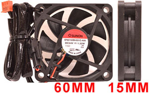 24vDC 1.32W COOLING FAN FOR DESIGN WASH