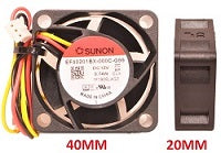 EF40201BX-000C-G99 12V DC FAN FOR PROTEU