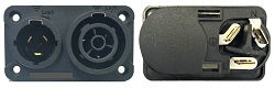 POWER SOCKET FOR KL PAR FC, KL PROFILE F