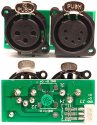3PIN/5PIN XLR OUT PCB FOR CUEPIX PANEL W
