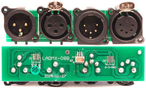 LADMX-08D XLR PCB FOR SIXPAR NON IP