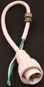 WHITE OUTPUT CABLE FOR SIXPAR 200/300 WM