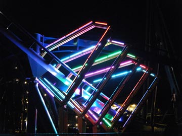 Elation Lights Up Six Flags Bizarro Roller Coaster Press Release