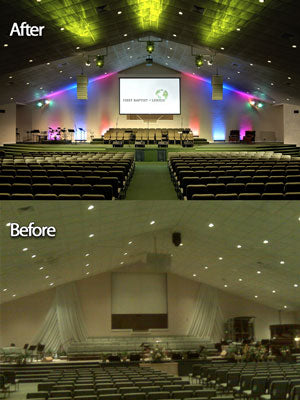 Florida Church Meets “Multi-Tasking” Needs With Elation, Acclaim and American DJ Lighting