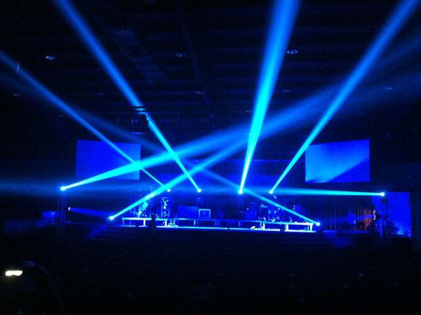 Elation Platinum Beam 5Rs Light The Way At Church On The Rock’s “Night Of Worship”