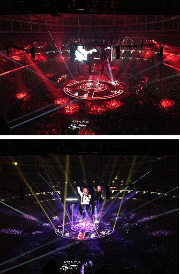 Elation Ignites Passion 2013 At Georgia Dome With Pixel-Controlled Circular Stage Design