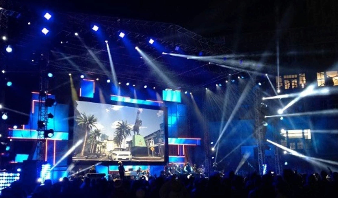 Elation Platinum Beams Color Spike TV''s VGX Video Game Awards
