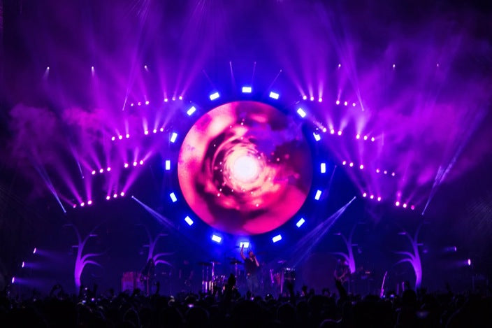 Elation Rayzor Q7 LED Moving Heads Color Imagine Dragons “Into the Night” Tour