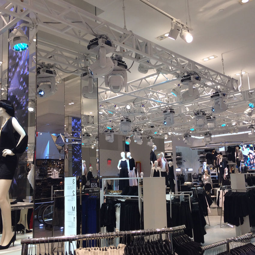 Elation Lighting Keeps High-tech H&M Flagship Store in Party Mode