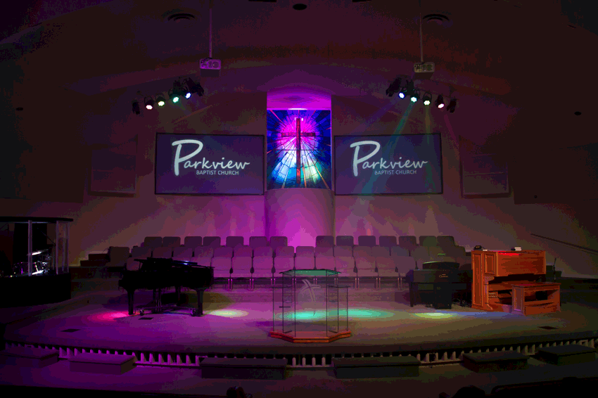 Energy-Efficient Elation LED Lighting for Parkview Baptist Church