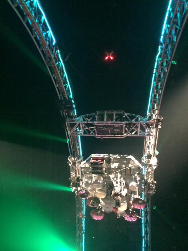 Elation Flex LED Pixel Tape Highlights Mötley Crüe “Crüecifly” Drum Coaster