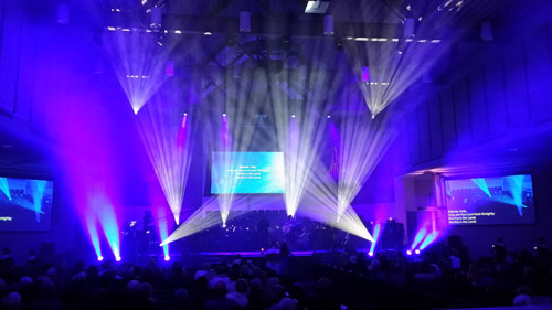 Elation LED Lighting Upgrade Enhances Worship at Michigan’s Ward Church
