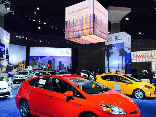 Elation Design PAR 575 in Focus at 2014 Los Angeles Auto Show