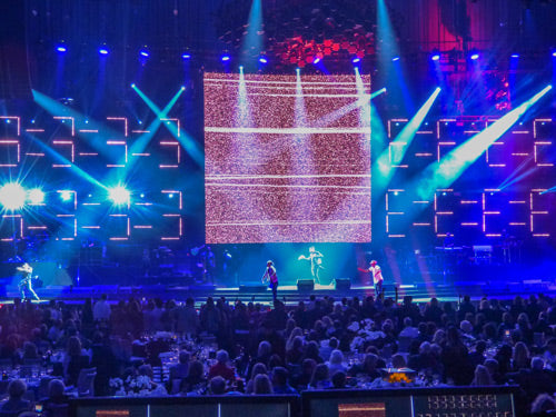 Elation Sniper Key Accent Lighting on Usher “The UR Experience” Tour