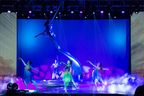 Elation Lighting and Video Enhance Drama of “The Thorn”