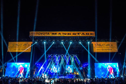 Elation Beam Fixtures Brighten Stages at 2015 StageCoach Festival