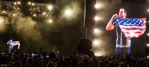 Elation Cuepix LED Blinders on Luke Bryan “Kick the Dust Up” Tour