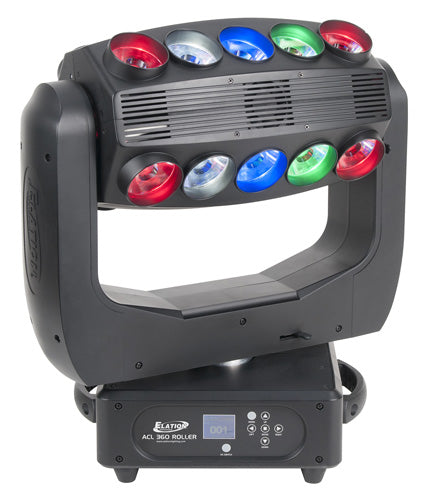 One-of-a-kind ACL 360 Roller™ Latest in Elation ACL Series of Narrow-beam Effect Lights