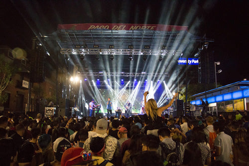 Neon Desert Music Festival Shines with Elation LED Effects and Platinum Beams